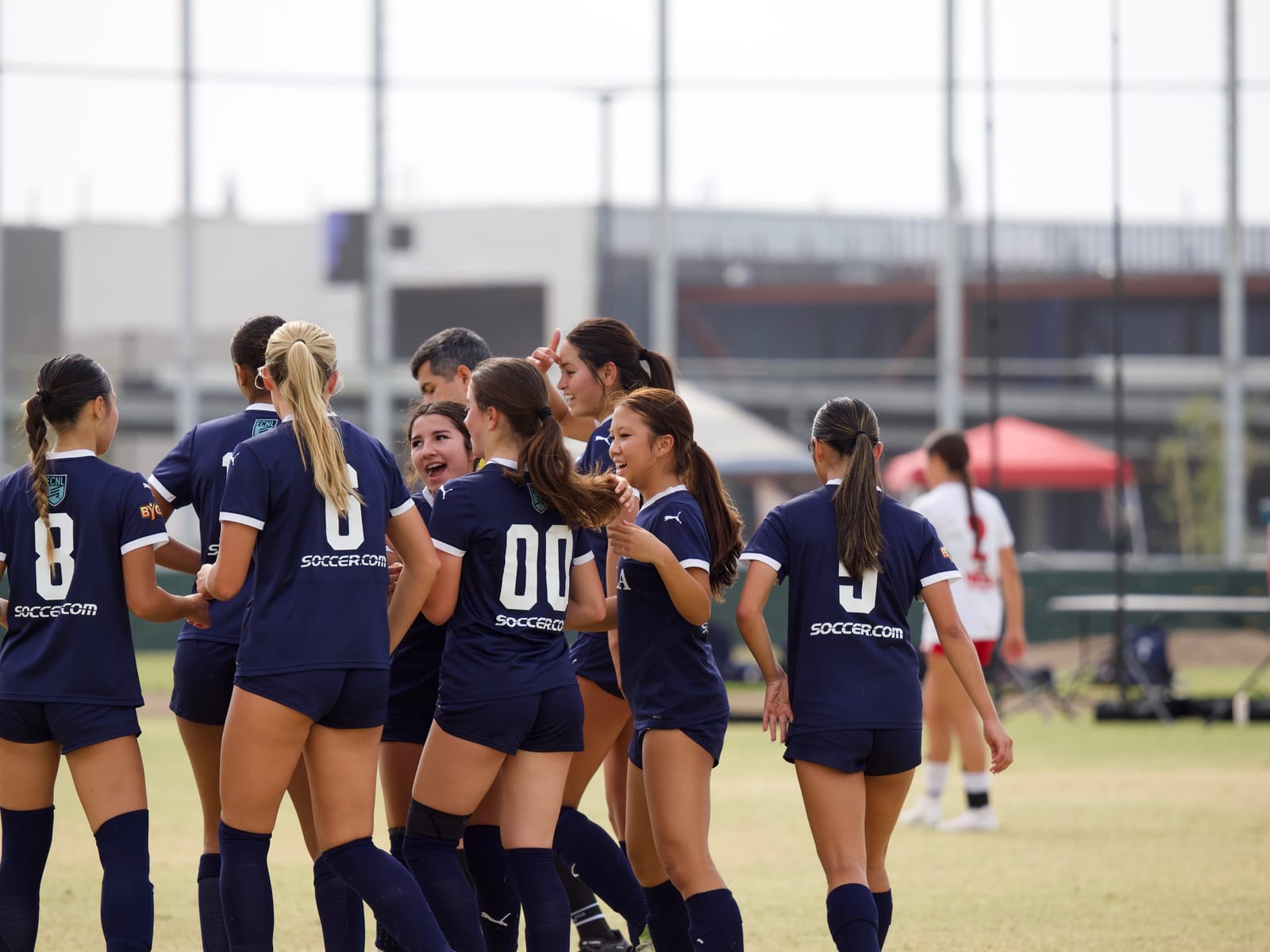 Team huddle at COSC